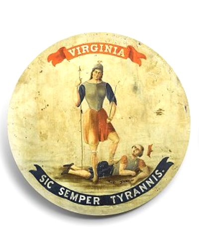 old Virginia Commonwealth 1861 Seal refrigerator magnet